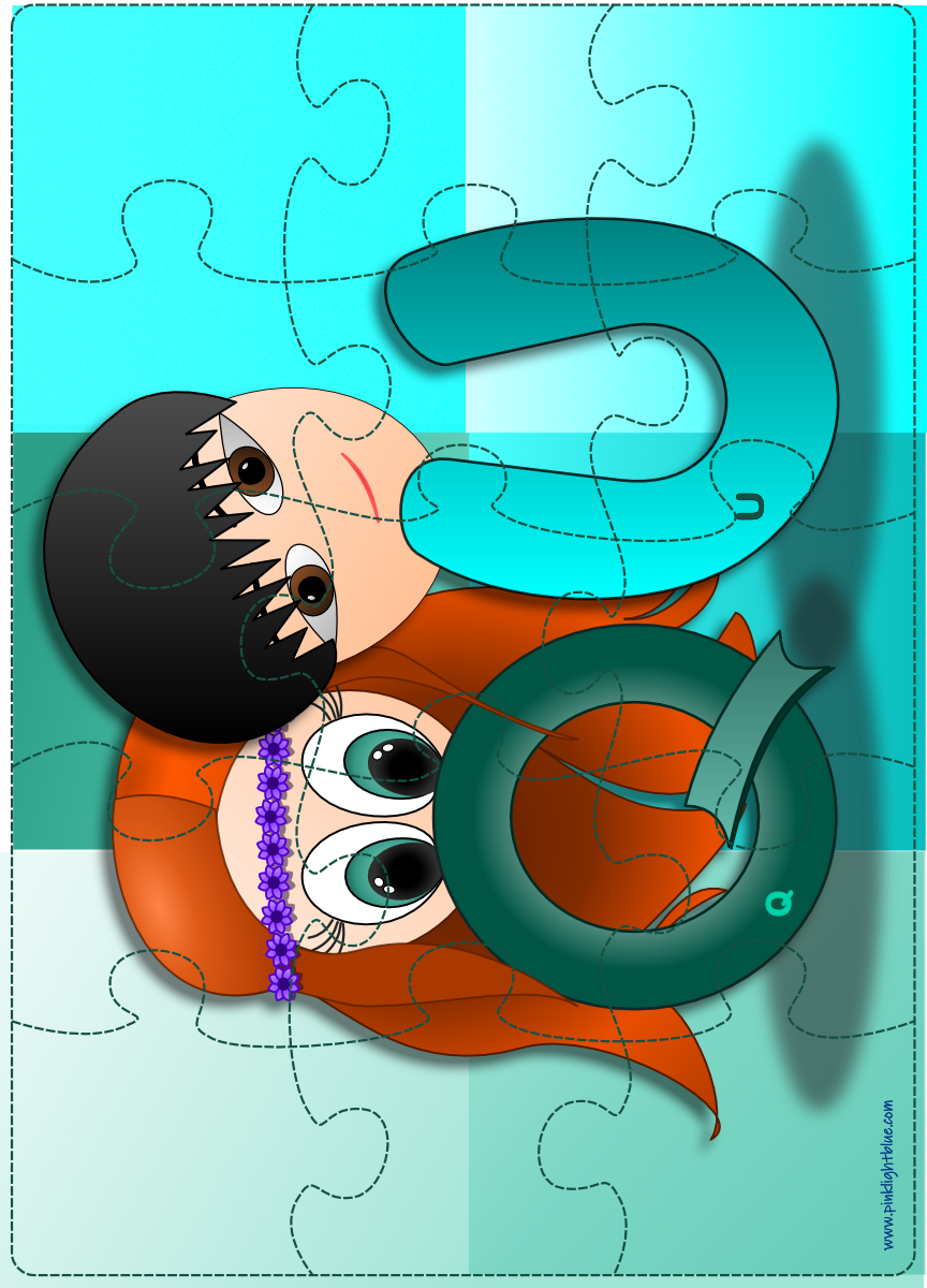 puzzle della coppia "QU"